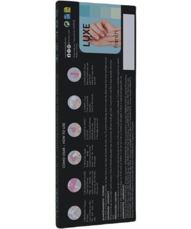  NOOVES NOOVES Nails Premium French Grace Gel Nail Polish | French | Semi-Hardened Gel Nail Strips | Semi-Permanent Gel Nail Stickers | Gel Nail Stickers | Gel Nails - Buy Online on GoSupps.com