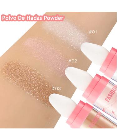 Shimmer Highlighter Stick - Natural Sparkle Makeup for Face, Lips & Body | 01 Pearl White - Buy Online on GoSupps.com