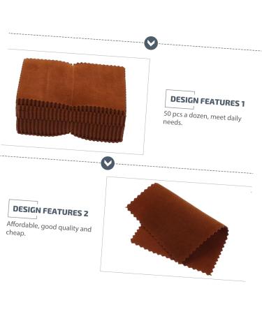 50 Pcs Eyeglass & Watch Cleaning Cloths Versatile Cleaner for Jewelry Silverware & Pet Accessories - Buy Online on GoSupps.com