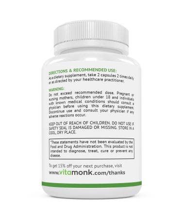 VitaMonk Energy & Focus Bundle: MatchaMax Organic Japanese Matcha Capsules Low Dose Caffeine and Theanine - Buy Online on GoSupps.com