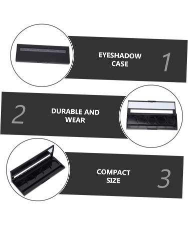  FOYTOKI Rotating Makeup Storage Tray with 5 Compartments for Eyeshadow Lipstick and Blush - Refillable - Buy Online on GoSupps.com