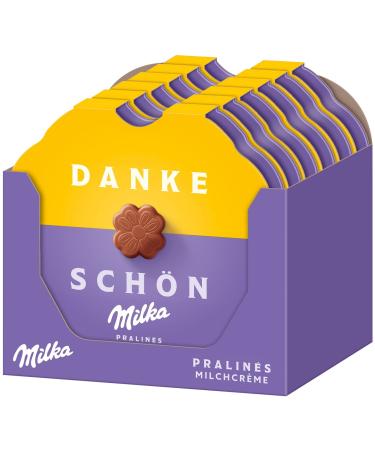 Milka Little Thank You Pralines 12 x 44g Fine pralines made from milk cream covered in Alpine milk chocolate - Buy Online on GoSupps.com