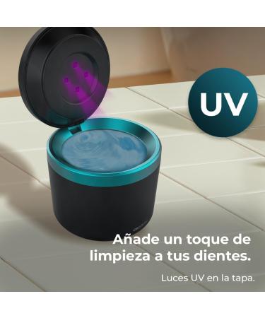  Cecotec Cecotec ToothCare EasyClean Ultrasonic Cleaner with ultrasonic vibrations UV lights 200 ml reservoir results - Buy Online on GoSupps.com