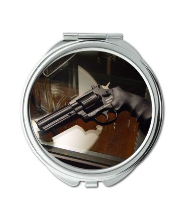 Mirror Travel Mirror gun lock Round Mirror gun pocket mirror portable mirror