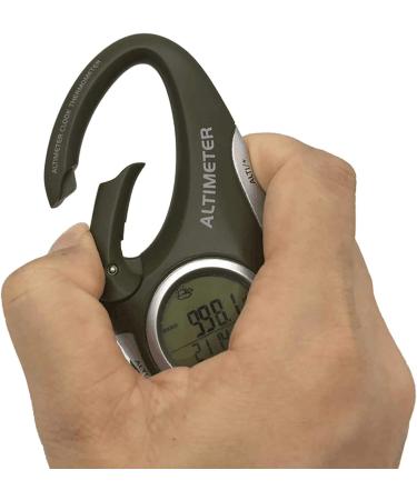 FOOTIC Electronic Altimeter Carabiner with Handheld Thermometer for Fishing - Weather Forecast Meter Gadget - Buy Online on GoSupps.com
