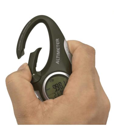 Electronic Altimeter Carabiner | Handheld Thermometer & Weather Forecast Device for Outdoor Adventures - Buy Online on GoSupps.com