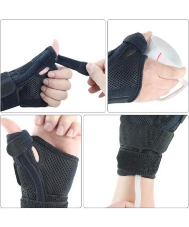 Adjustable Thumb & Wrist Support - Women's Mallet Finger Splint Comfortable Night Splint Arm & Hand Protector - Buy Online on GoSupps.com