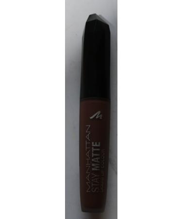 Manhattan Stay Matte Liquid Lip Colour No. 002 Coffee in NYC Contents: 5.5ml liquid lip colour. Lipstick