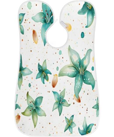 Tropical Flower Beard Bib Apron - Premium Beard Hair Catcher for Men | Perfect Father's Day & Christmas Gift for Dad & Husband - Buy Online on GoSupps.com