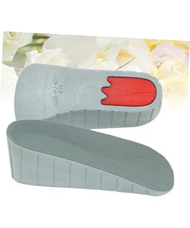 FOMIYES Height Increase Insoles Elevate Comfort with Heel Support Pads | Shoe Inserts for Height Enhancement - 11x8cm Grey - Buy Online on GoSupps.com