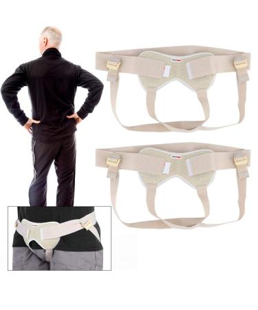 Buy Zetiling Hernia Belt - Adjustable Support for Single/Double Inguinal Sports Hernia | Surgery Recovery (L - Buy Online on GoSupps.com