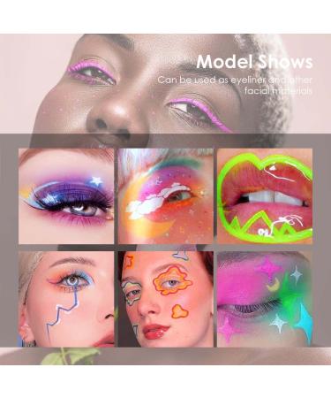 Eyret Blue Liquid Eyeliner - Waterproof Neon Makeup for Women and Girls - Buy Online on GoSupps.com