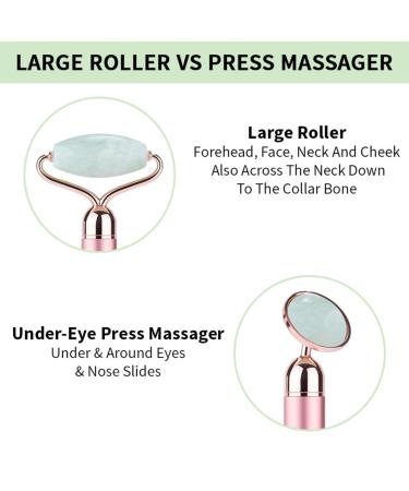 Nykaa Naturals Green Jade Vibrating Face Roller - Tone Muscles Reduce Eye Bags Prevent Acne & Dark Circles - 1 pc - Buy Online on GoSupps.com