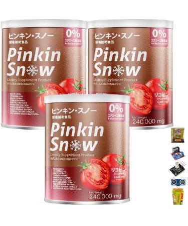 Nourish Moisture Plant-Based Skin Nourishment Blend Pinkin Snow by Chompoo Gon Bai 240g/Can (of 3) By Beautygoodshop Get Free For You Beauty Gifts