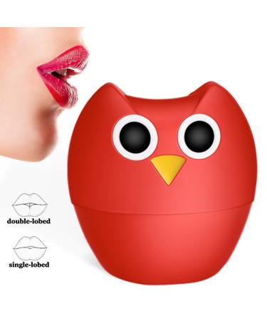 Lip Plumper Enhancer - MEXITOP NANA Owl Soft Silicone Lip Filler Plumping Device  Natural Fuller Thicker Sexy Quick Lip Enhancement Enlarger Tool  Amazing Effect Using w/Lip Gloss (Multiple Styles)