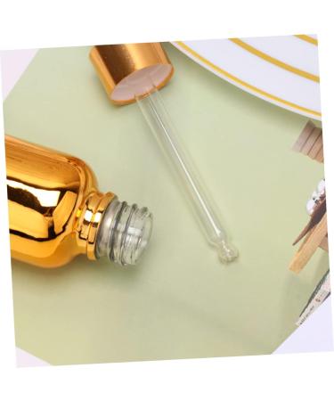 Gogogmee 1pc Essential Oil Dropper Bottle Perfume Drop Bottle Refillable Bottle Medical Dropper Bottle Essential Oil Perfume Refillable Drop Bottle Essential Oil Bottle Lab Pipette Bottle 9.4x2.8cm Golden - Buy Online on GoSupps.com