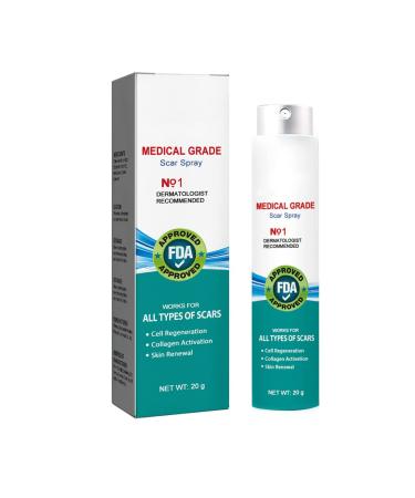 PARHAR Advanced Scar Repair Spray  Facial Acne Scars And Dark Spot Scars  Surgical Scars And Stretch Marks  Gently Cares For Acne-Prone Skin  Relieves Scar Itching  Suitable For All Types Of Scars