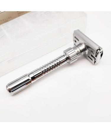 Folpus Adjustable Safety Razor for Men - Eco-Friendly High Quality Shaving Tool - Buy Online on GoSupps.com