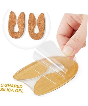 FOMIYES 2 Pairs Transparent Heel Pad Insoles - Women's Silicone Heel Cushions & Elevators for Comfort & Support - International Shipping Available - Buy Online on GoSupps.com
