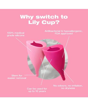 Intimina Lily Cup Size A - Thin Menstrual Cup | Up to 8 Hours Use | Period Cup - Buy Online on GoSupps.com
