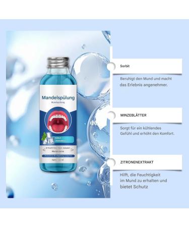  Generisch Halitosis - Halitosis Freshness Solution - 120 ml - Natural mouthwash for dry mouth and sensitive gums against bad breath - For children adults and the elderly - Buy Online on GoSupps.com