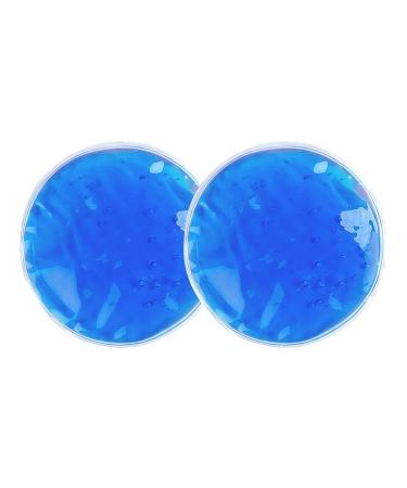 Hot and Cold Gel Ice Packs Instant Gel Cold Packs | Small Ice Packs for Injuries Reusable for Eye Muscle Skin Care and Cool Down Blue 7cm