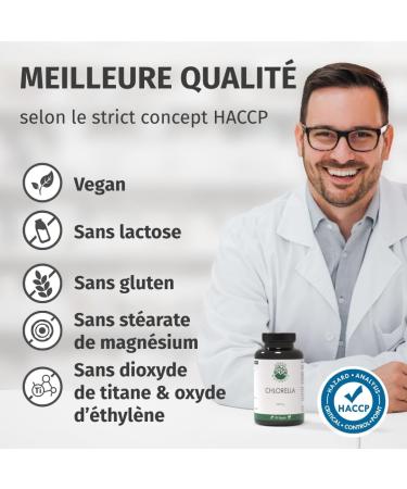 Chlorella 2400mg - 240 High Dosage Capsules - Pure Chlorella Powder Vegan Gluten Free and Additive Free - Supply for 2 Months - Buy Online on GoSupps.com