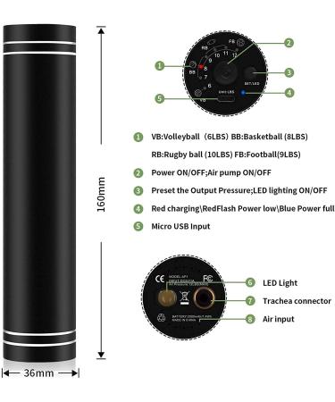 Morpilot Electric Ball Pump | Portable Air Pump for Sports Balls | Fast Inflation with Needles | 4 Ball Modes - Buy Online on GoSupps.com
