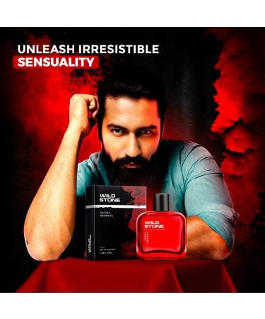 Wild Stone Ultra Sensual Long Lasting Perfume for Men 100ml A Sensory Treat for Casual Encounters Aromatic Blend of Masculine Fragrances - Buy Online on GoSupps.com