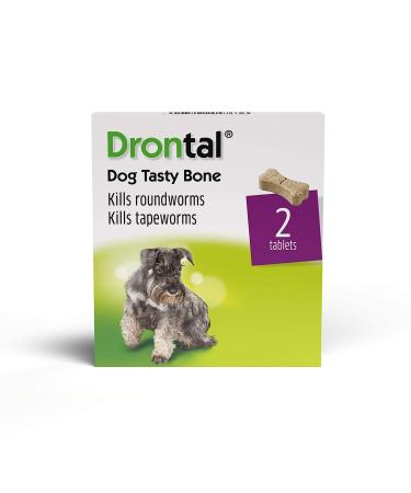 RS Pet Bayer Drontal Worming Tablet for Dogs Pack of 2 tablets Big