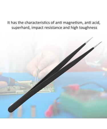 High-Precision Antistatic Pointed Tweezers - BST-201esD for Semiconductor Microelectronics & Aerospace | Acid-Resistant & Ideal for Circuit Boards - Buy Online on GoSupps.com