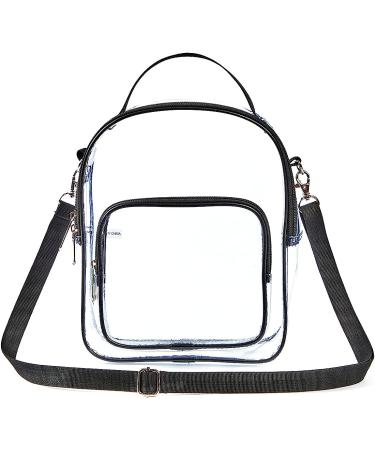 Clear Crossbody Stadium Approved Tote Bag for Concerts & Sports Events - Buy Online on GoSupps.com