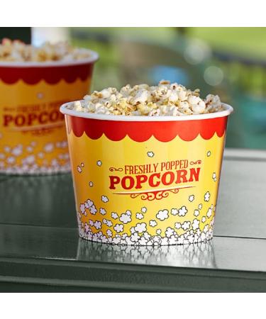 BETRULIGHT 85 Oz Kraft Popcorn Buckets Large (50 Pack) Grease proof Popcorn Boxes Dated Style Popcorn Bowls Disposable Reusable Circus Fundraisers Carnivals & Concession Stands (50) - Buy Online on GoSupps.com