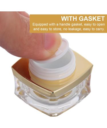 Beavorty 1Pc cream Small Creams Jar Portable Face Cream Bottle face lotion Make- up Cosmetic Jars terrarium Multipurpose Sub Container oil make up travel Acrylic - Buy Online on GoSupps.com