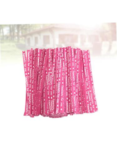 Milisten 3000 Pcs Ties for Cone Bags Packaging Ties Celophane Bags Ties for Food Bags Wall Lamination Candy Bags Ties Colored Cellophane Bags Gift Tie Ribbon Sealing Tape Bread Rosyx3pcs 9X0.4cmx3pcs - Buy Online on GoSupps.com