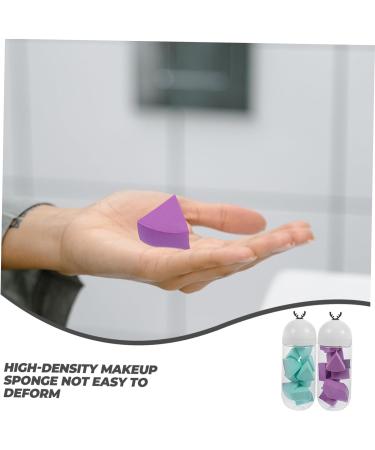 DOITOOL 2 Capsule Bottle Beauty Egg Makeup Sponge Makeup Facial Make up Sponge Cotton Pads for Face Makeup Foundation Face Sponge Makeup Egg Hydrophilic Polyurethane Boxed 20x7cm As Shown 1 - Buy Online on GoSupps.com