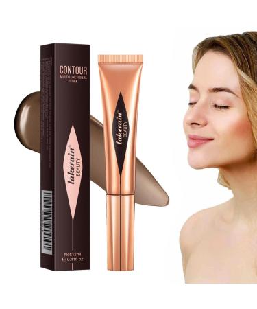 Highlighter Stick | Cheek Liquid Makeup - Lightweight Contouring Highlighter Makeup Stick Breathable Feel Sheer Flush of Color Natural Looking Haoying Contour Liquid 06#