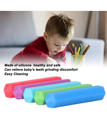5-Pack Multi-Colored Silicone Baby Bite Rings - Soft Durable Safe & Easy to Clean - Buy Online on GoSupps.com