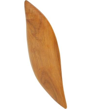 Verdant Touch Gua Sha Massage Tool - Fragrant Wooden Meridian Shaber for Face & Body | Enhance Your Wellness Routine - Buy Online on GoSupps.com