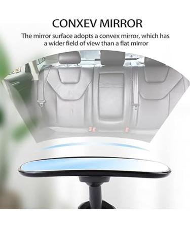Crazy Bean 360 Swivel Baby Rear Seat Mirror - Universal Windshield Clip for Safe Travel - Bruchproof Design 12x8cm - Buy Online on GoSupps.com