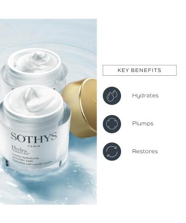 SOTHYS Hydrating Satin Youth Cream | Hyaluronic Acid Face Moisturizer for Normal/Combination Skin | Daily Hydration & Anti-Aging - Buy Online on GoSupps.com