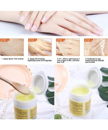 170g Hand Peeling Mask - Nourishing Milk Honey Moisturizing Hand Wax for Skin Care - Buy Online on GoSupps.com