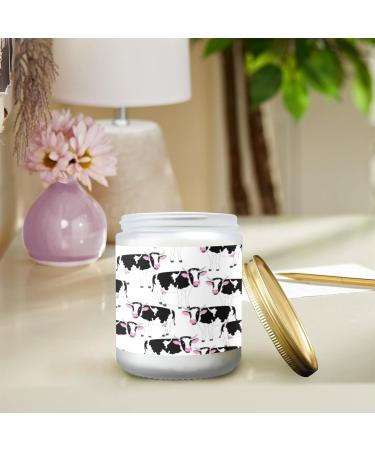Vanilla Scented Candles - Aromatherapy Jar Candles Gift Set | Long Lasting 7 oz Candles for Home | Perfect Birthday Gifts for Women - Happy Cows - Buy Online on GoSupps.com