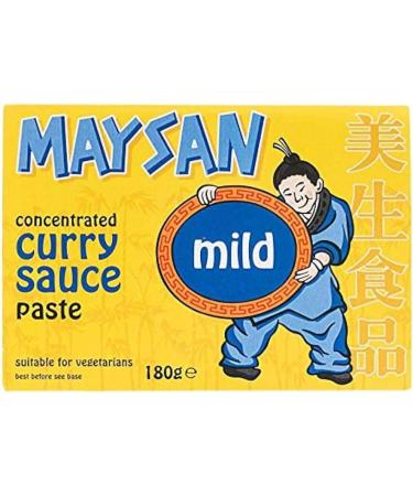Maysan Concentrated Curry Sauce Paste Trio - 3-Pack Bundle (Original Mild Extra Hot) - 180g Each - Buy Online on GoSupps.com