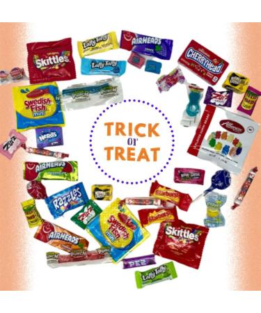 Assorted Classic Candy Mix - 4 Pounds Mega Variety Individually Wrapped Fun Size Minis Bulk Assortment for Candy Bowls, Parties, and Parades - Buy Online on GoSupps.com