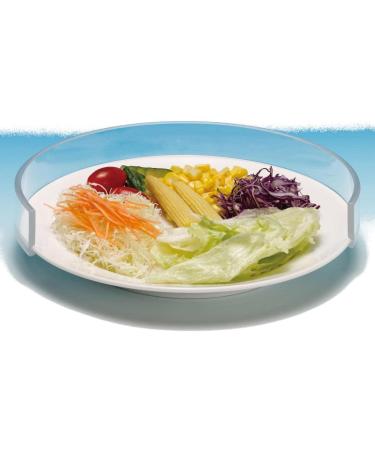Fabacare Plate Rim - Transparent Eating Aid for Seniors | Edge Increase for Special Dishes (25.5-27.5 cm) - Buy Online on GoSupps.com