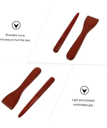 Lurrose Acupuncture Point Massage Device | Handmade Wooden Stick for Face & Foot | Jade Visual Massage Tool | Vietnamese Rosewood - International Shipping - Buy Online on GoSupps.com