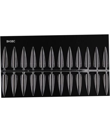 minkissy 1 Set 20 Nail Display Stand Nail Art Kit Nail Art Display Rack Nail Color Stand Nail Piece Suite Manicure Tools Display Board 4.5x1.3cm Transparent - Buy Online on GoSupps.com