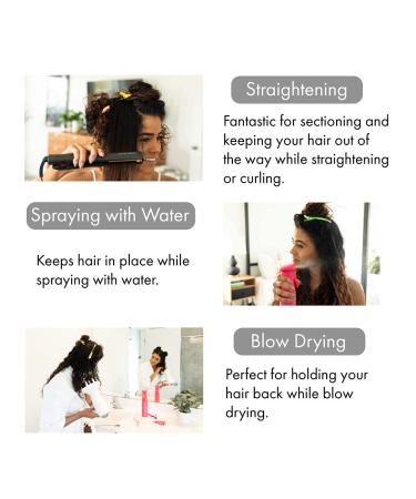 Framar Neon Hair Clips 10 Pack | Professional Salon Styling & Sectioning Clips - Buy Online on GoSupps.com