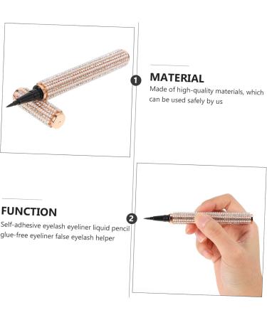 Healvian 1pc Eyeliner Metallic Eyelashes Pen Makeup Accessory Liquid Liner Lash Glue Pen Makeup Pen Plastic - Buy Online on GoSupps.com